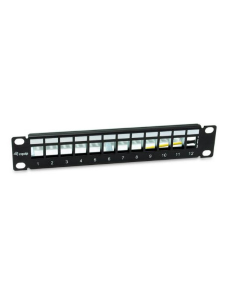 12-PORT KEYSTONE SHIELDED PATCH PAN
