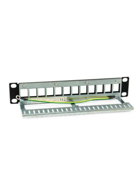 12-PORT KEYSTONE SHIELDED PATCH PAN