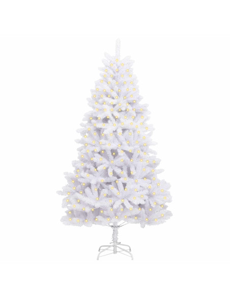 Albero di Natale artificiale Bianco 180 cm PVC e Metallo