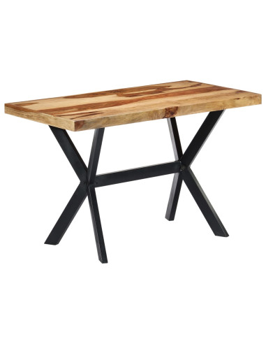 Tavolo da Pranzo 120x60x75 cm in Legno Massello di Acacia