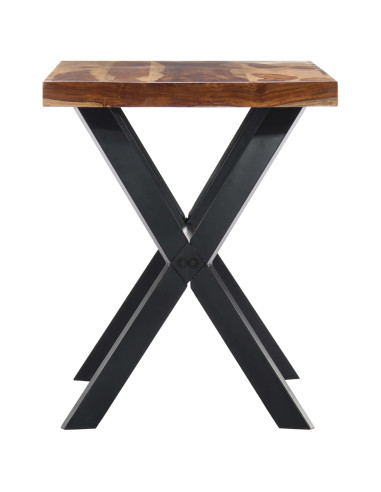 Tavolo da Pranzo 120x60x75 cm in Legno Massello di Acacia