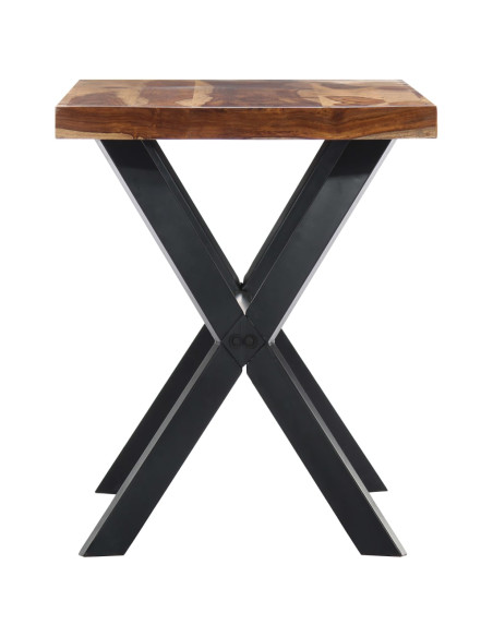 Tavolo da Pranzo 120x60x75 cm in Legno Massello di Acacia