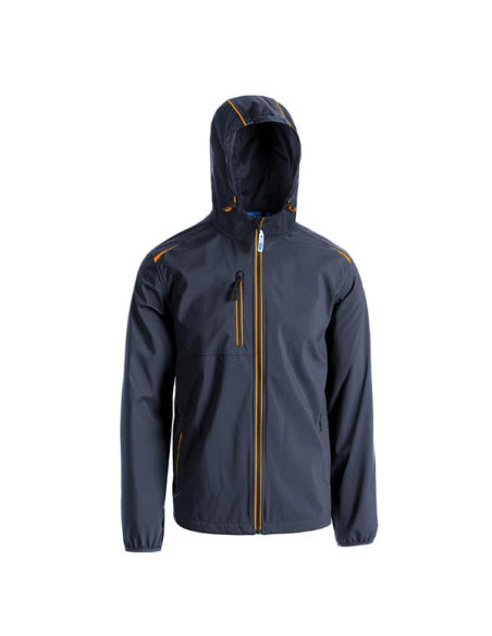 GIUBBINO WINDY BLU NAVY/ARANCIO-XL