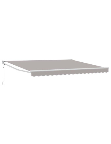 Tenda Retrattile Grigio chiaro 400 × 300 cm Tessuto