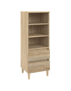 Credenza Rovere Sonoma 40x36x110 cm in Legno Multistrato 2