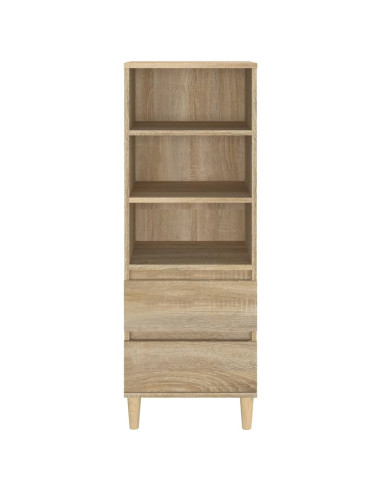 Credenza Rovere Sonoma 40x36x110 cm in Legno Multistrato