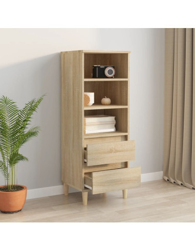 Credenza Rovere Sonoma 40x36x110 cm in Legno Multistrato