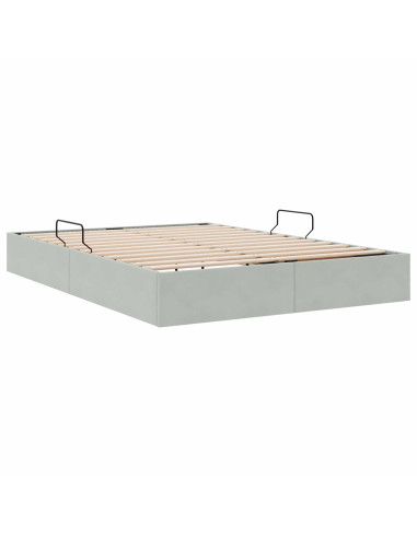 Telaio del Letto Ottomano con Ripostiglio Velluto