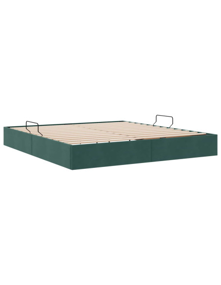 Telaio del Letto Ottomano con Ripostiglio Velluto