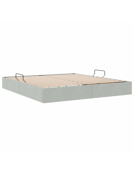 Telaio del Letto Ottomano con Ripostiglio Velluto