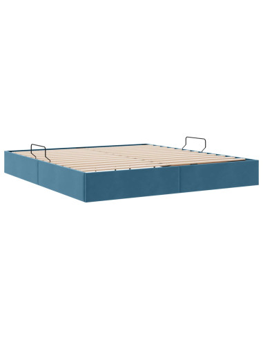 Telaio del Letto Ottomano con Ripostiglio Velluto