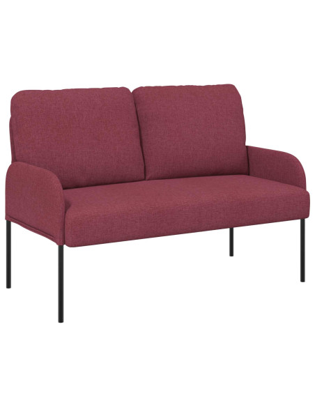 Set divani 3 pcs Rosso Vino 115 x 56 x 80 cm Legno compensato