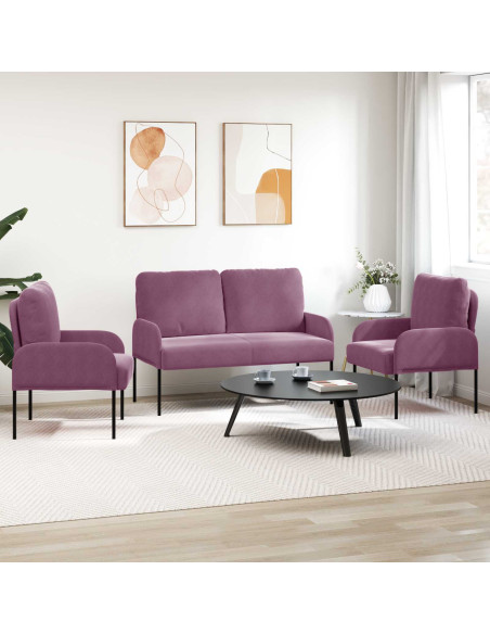 Set divani 3 pcs Viola 115 x 56 x 80 cm Legno compensato