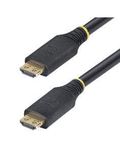 StarTech.com Cavo HDMI attivo ad alta velocità da 10 m con connettori a presa salda, 4K 60 Hz/1440p 144 Hz, HDR10/HDCP 2.2/ARC, 2
