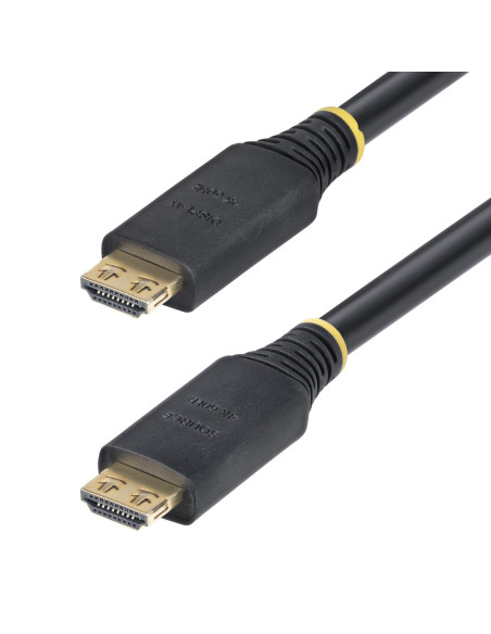 StarTech.com Cavo HDMI attivo ad alta velocità da 10 m con connettori a presa salda, 4K 60 Hz/1440p 144 Hz, HDR10/HDCP 2.2/ARC,
