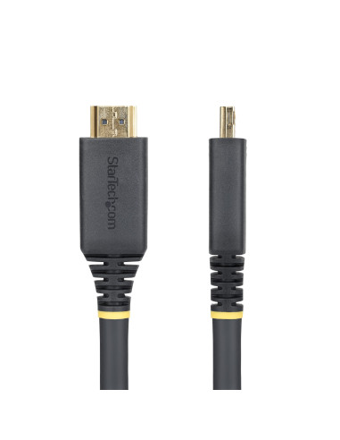 StarTech.com Cavo HDMI attivo ad alta velocità da 10 m con connettori a presa salda, 4K 60 Hz/1440p 144 Hz, HDR10/HDCP 2.2/ARC,