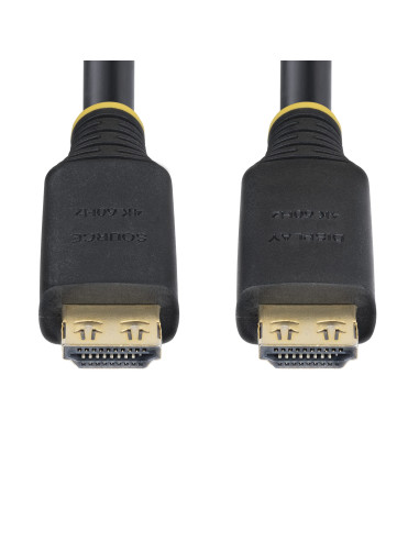StarTech.com Cavo HDMI attivo ad alta velocità da 10 m con connettori a presa salda, 4K 60 Hz/1440p 144 Hz, HDR10/HDCP 2.2/ARC,