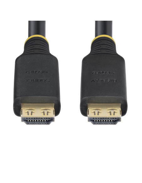 StarTech.com Cavo HDMI attivo ad alta velocità da 10 m con connettori a presa salda, 4K 60 Hz/1440p 144 Hz, HDR10/HDCP 2.2/ARC,