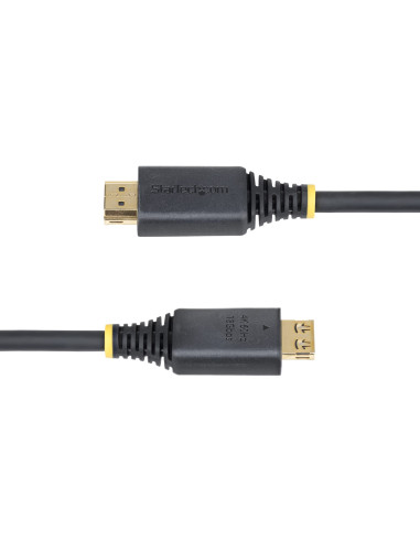 StarTech.com Cavo HDMI ad alta velocità da 2 m con connettori a presa salda, 4K 60 Hz/1440p 144 Hz, HDR10/HDCP 2.2/ARC, 18 Gbps