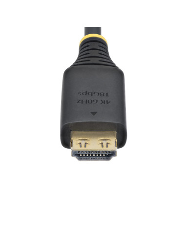 StarTech.com Cavo HDMI ad alta velocità da 2 m con connettori a presa salda, 4K 60 Hz/1440p 144 Hz, HDR10/HDCP 2.2/ARC, 18 Gbps