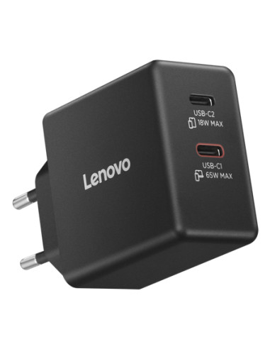 Lenovo 40AW065BEU adattatore e invertitore Interno/esterno 65 W Nero