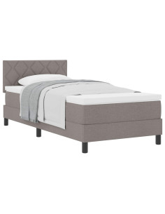 Letto a molle con materasso Talpa 90 x 190 cm Tessuto 2