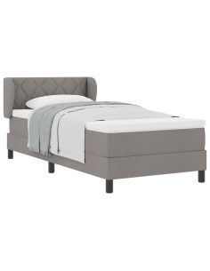 Letto a molle con materasso Talpa 90 x 190 cm Tessuto 2