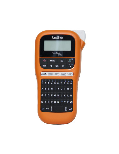Brother PT-E110 stampante per etichette (CD) Trasferimento termico 180 x 180 DPI 20 mm/s HGe/TZe QWERTY
