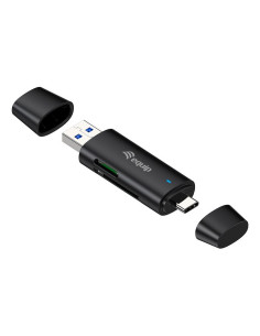 Equip 245462 lettore di schede USB 3.2 Gen 1 (3.1 Gen 1) Type-A/Type-C Nero