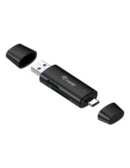 Equip 245462 lettore di schede USB 3.2 Gen 1 (3.1 Gen 1) Type-A/Type-C Nero