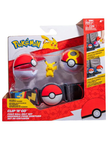 PKMN CLIPNGO POKÉ SETCINTURA ASST3