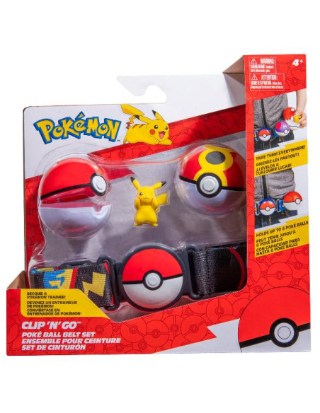 PKMN CLIPNGO POKÉ SETCINTURA ASST3