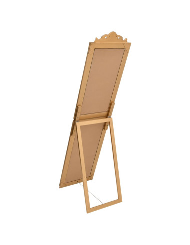 Specchio Autoportante Dorato 40x160 cm