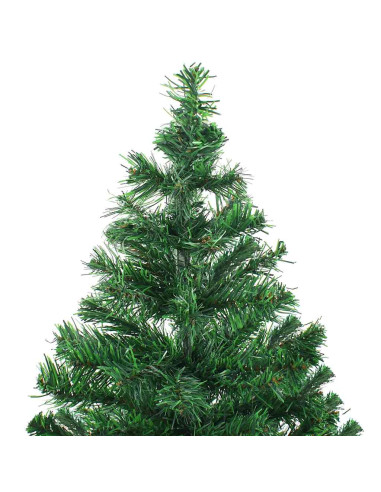 Albero di Natale Preilluminato con Palline 120 cm 230 Rami
