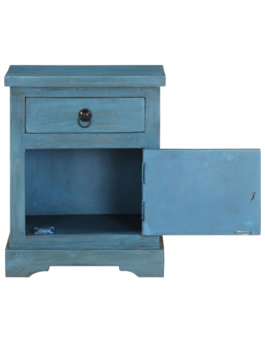 Comodino in Legno Massello di Mango 40x30x50 cm