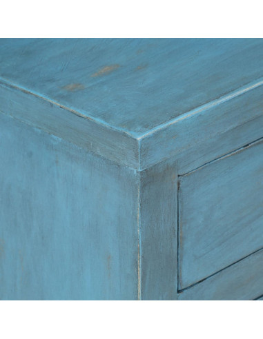 Comodino in Legno Massello di Mango 40x30x50 cm