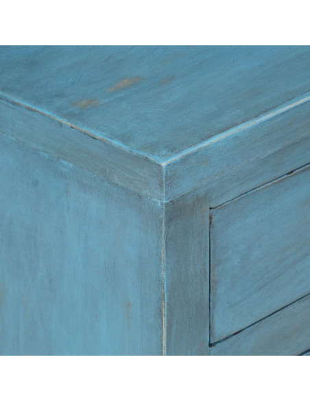 Comodino in Legno Massello di Mango 40x30x50 cm