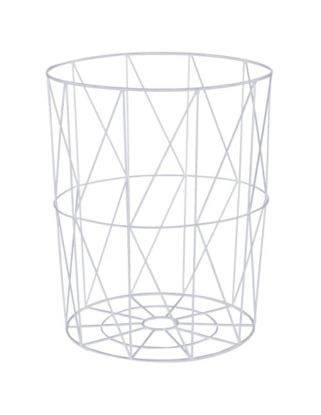 Tavolino da Caffè Bianco Ø 47 cm