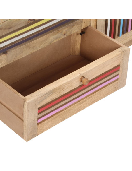 Credenza 100x30x75 cm in Legno Massello di Mango
