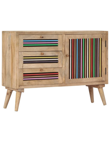 Credenza 100x30x75 cm in Legno Massello di Mango