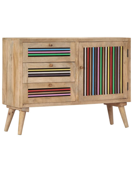 Credenza 100x30x75 cm in Legno Massello di Mango