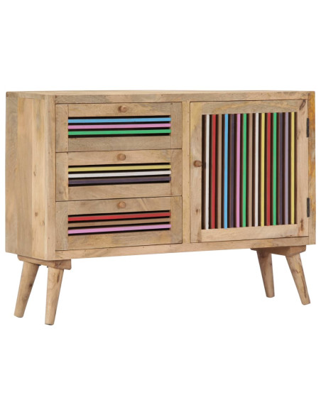 Credenza 100x30x75 cm in Legno Massello di Mango