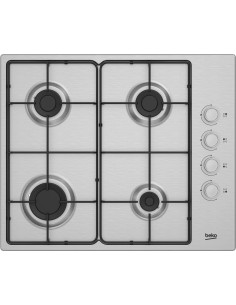 Beko HIGG 641C3 SX: Piano a Gas, 4 Bruciatori, 60 cm