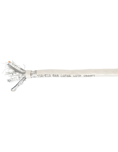 Equip 401491 cavo di rete Beige 100 m Cat6a S/FTP (S-STP)