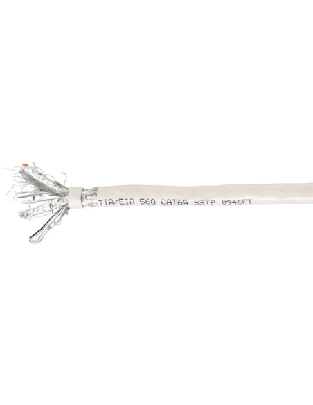 Equip 401491 cavo di rete Beige 100 m Cat6a S/FTP (S-STP)