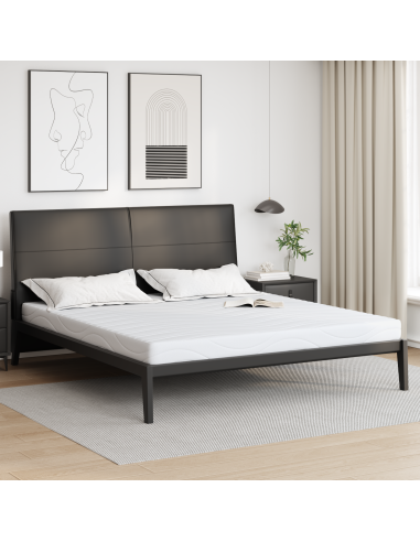 Materasso Bianco 180 x 200 cm Tessuto Jacquard