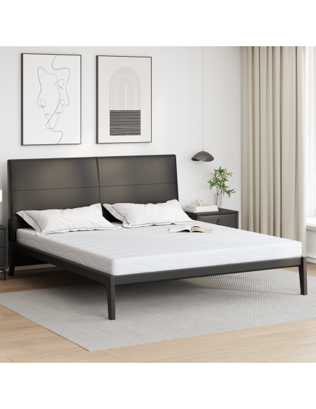 Materasso Bianco 180 x 200 cm Tessuto Jacquard