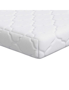 Materasso Bianco 70 x 140 cm Tessuto Jacquard 2