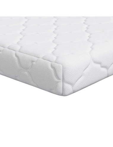Materasso Bianco 70 x 140 cm Tessuto Jacquard