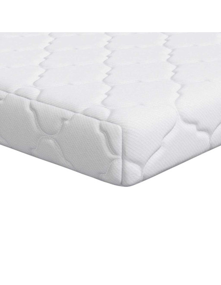 Materasso Bianco 70 x 140 cm Tessuto Jacquard